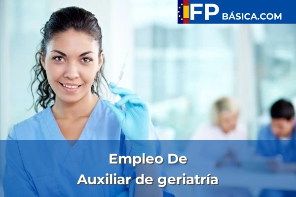 Formación Profesional Básica 86 Auxiliar de geriatría